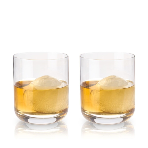 Viski Crystal Whiskey Tumblers Set of 2