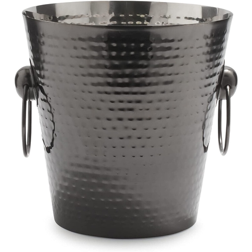 Warren: Gunmetal Hammered Ice Bucket (VISKI)