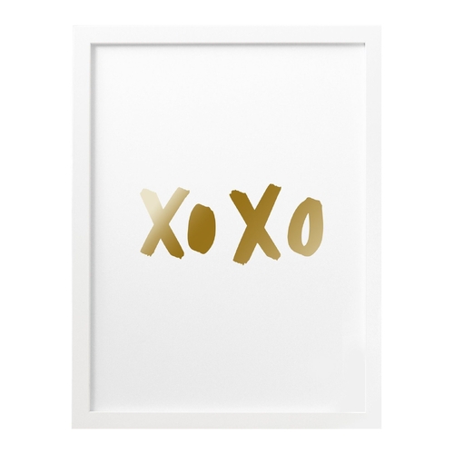 A4 Xoxo Foil Print.