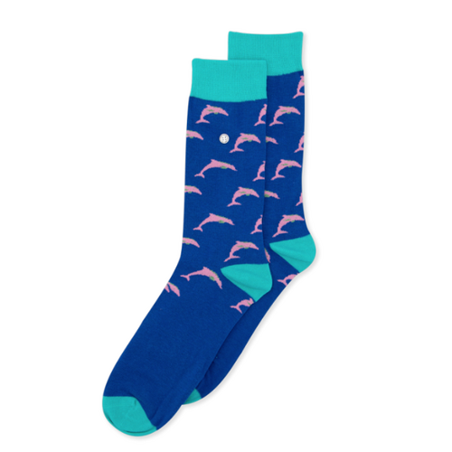 Dolphin Blue Socks - Small