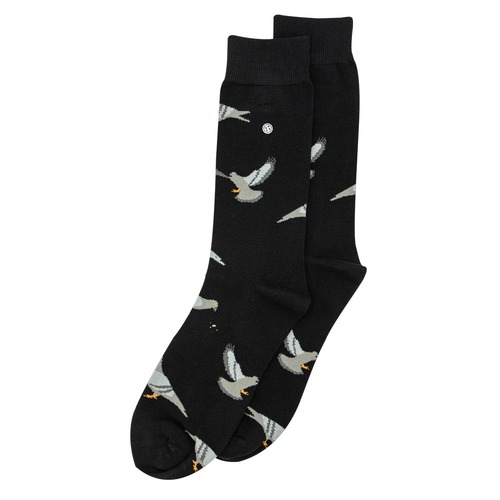 Pigeon Black Socks - Medium