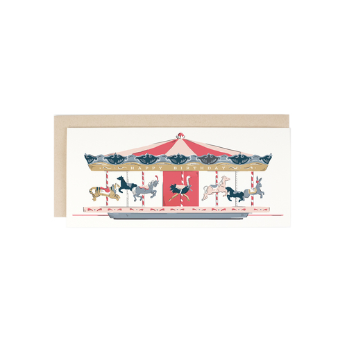 Birthday Carousel NO. 10 card