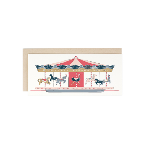 Birthday Carousel NO. 10 card