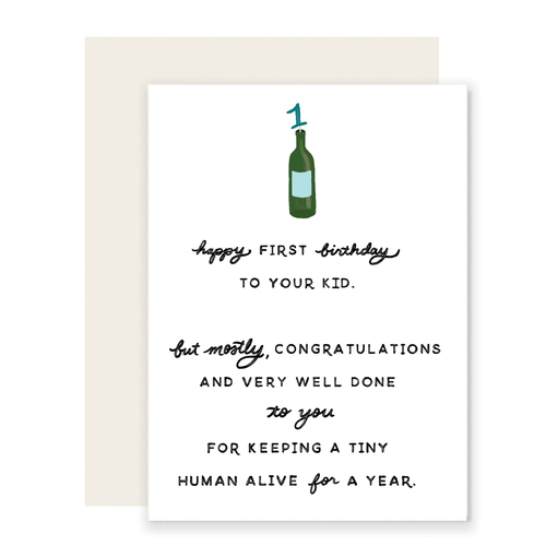 First Birthday Wine