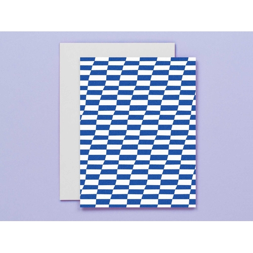 Lean Ennui Blank Pattern Greeting Card