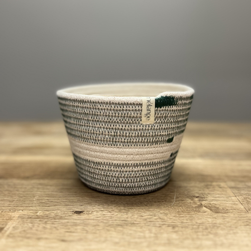 Green Stitched Planter XS