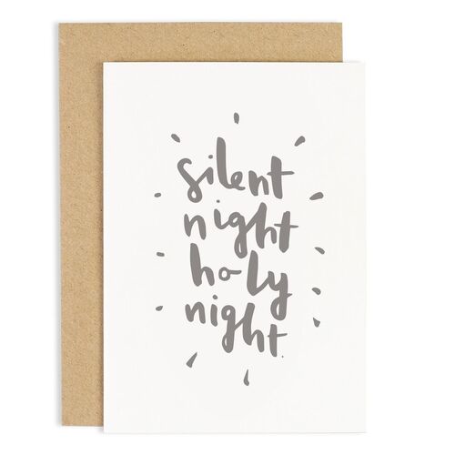 Silent night holy night.