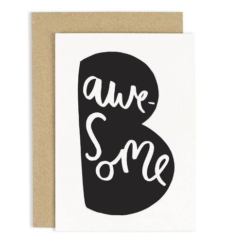 Be Awesome Card.