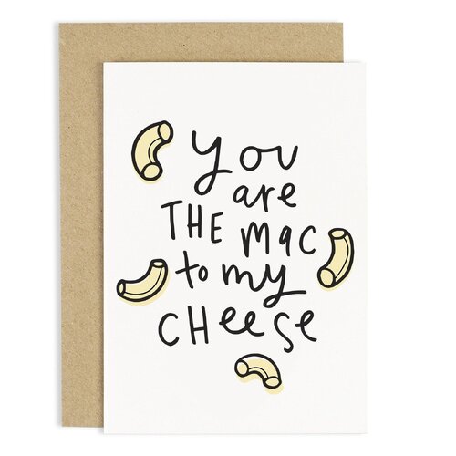 Mac To My Cheese Card.