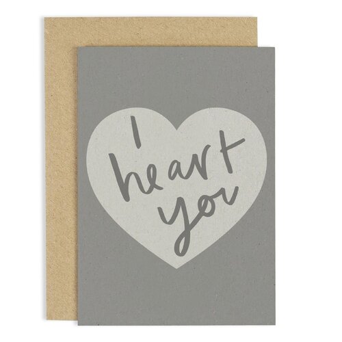I Heart You Card.