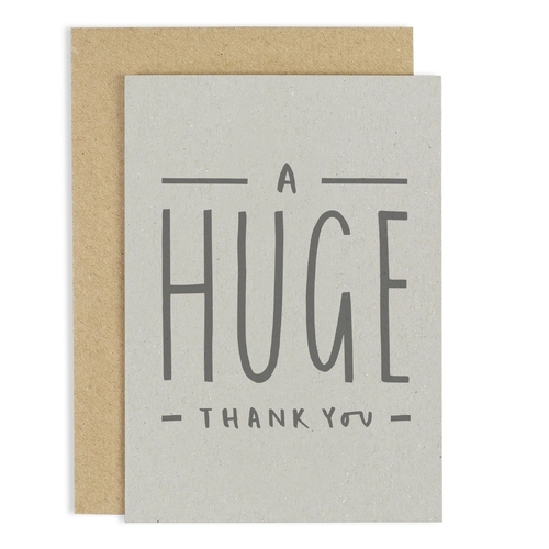 A Huge Thank You Card