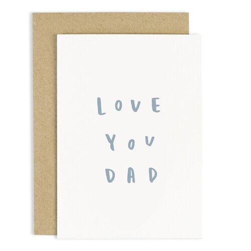 Love You Dad Father's Day Card.