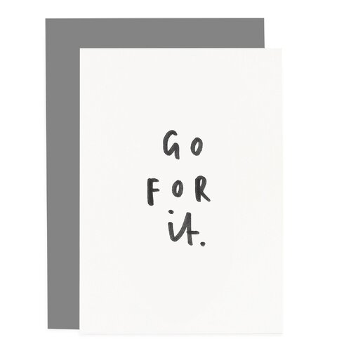Go For It Card.