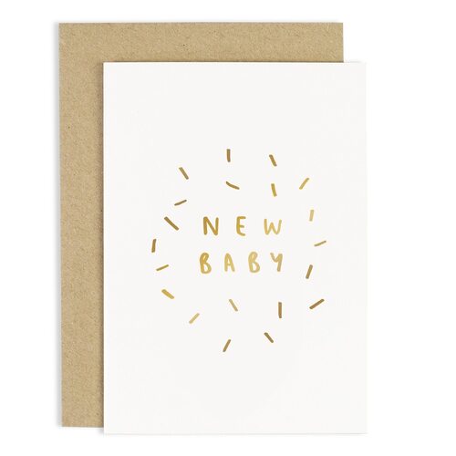 New Baby Confetti Card