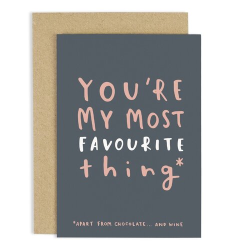 My Favourite Thing Card.