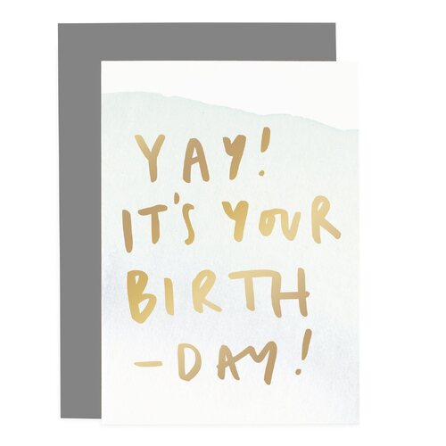 Yay! Birthday - Ombre Card.