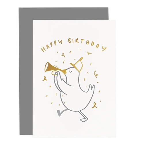 Childs Bird Birthday Card