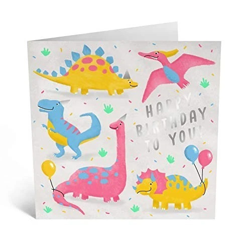 Dinosaurs Happy Birthday to You
