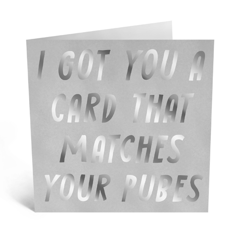 MATCHES YOUR PUBES