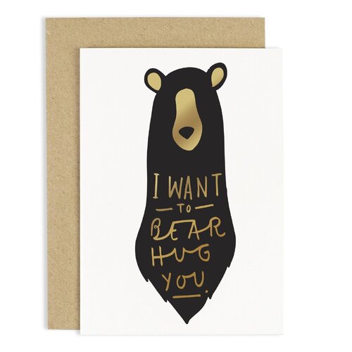 Bear Hug Card.