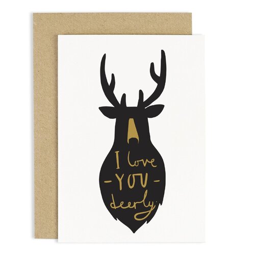 Love You Deerly Card.