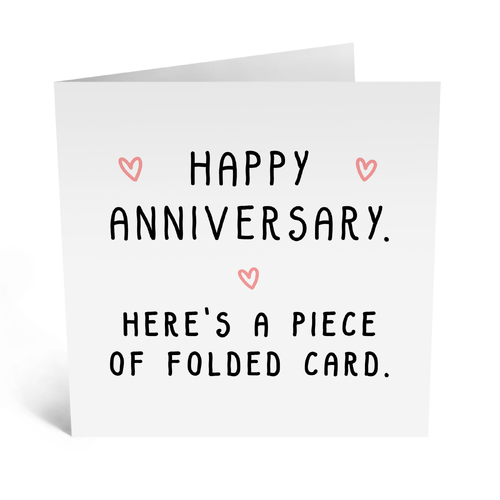 Anniversary Folded Card