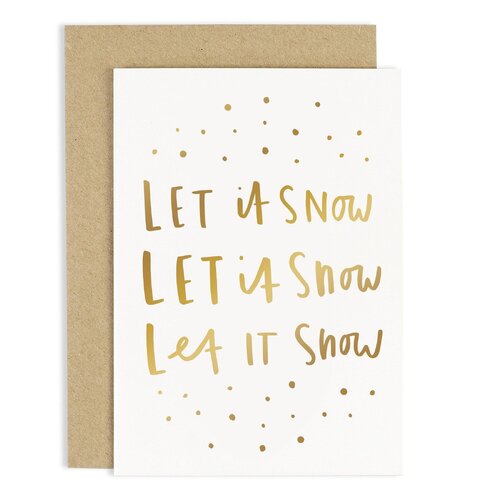 Let Is Snow Card