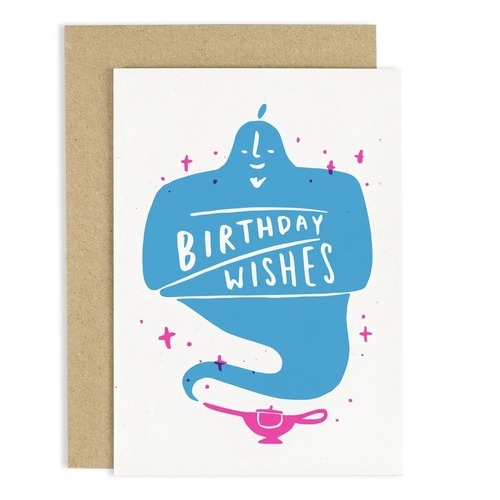 Birthday Wishes Genie  Birthday Card.