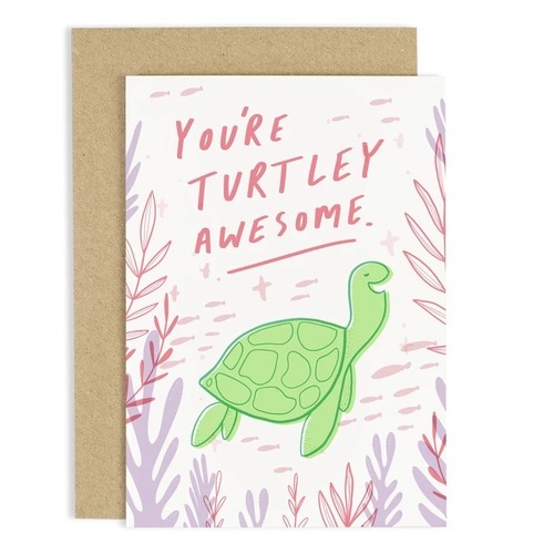 Turtley Awesome Card.