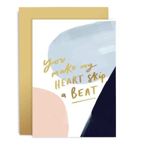 Heart Skip A Beat Brushworks Card