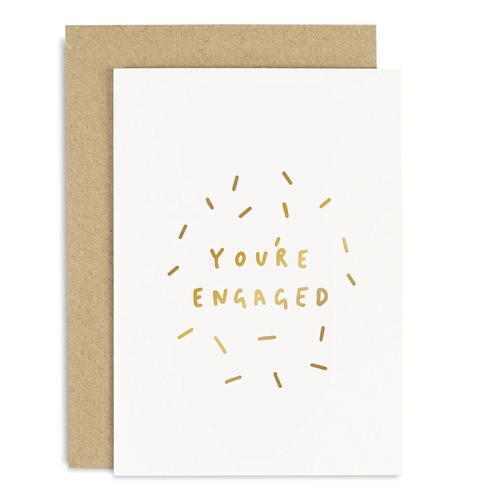 You're Engaged Sparkle Card.