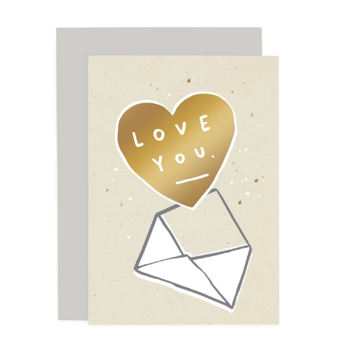 Love You Envelope Card.