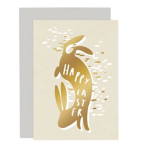 Happy Easter Rabbit Card.