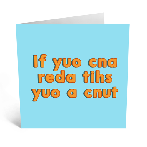 If You Can Read This.