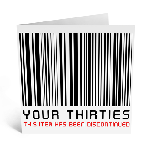 Birthday Barcode 40th 