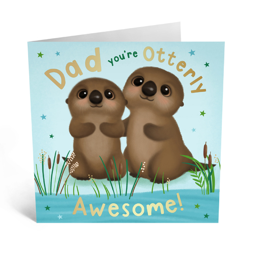 Dad Otterly Awesome