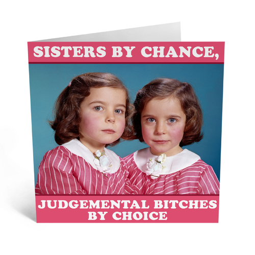 Sisters By Chance Card