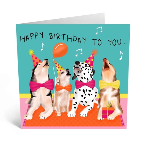 Singing  Dogs Birthday