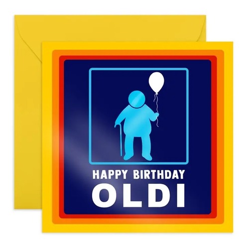 Happy Birthday Oldi Balloon