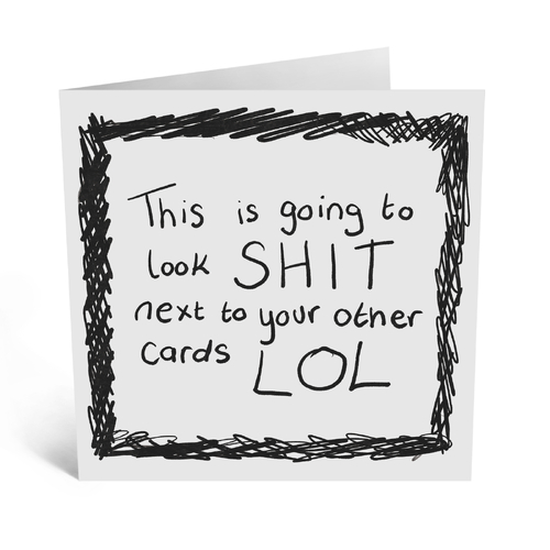 This Card is Going to Look Shit LOL 