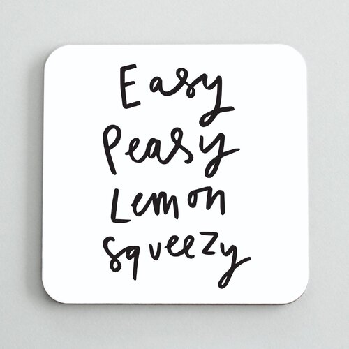 Easy Peasy Lemon Coaster