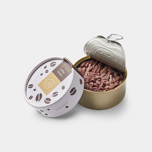 Coffee Beans Scented Soy Candle Can