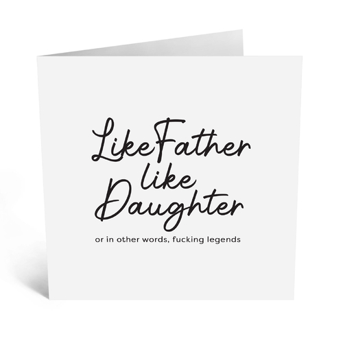 Like Father Like Daughter