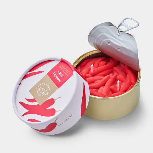 Chilli Peppers Scented Soy Candle Can