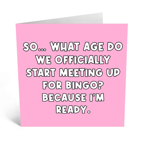 Meeting Up For Bingo