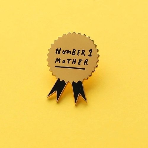 Number 1 Mother Enamel Pin