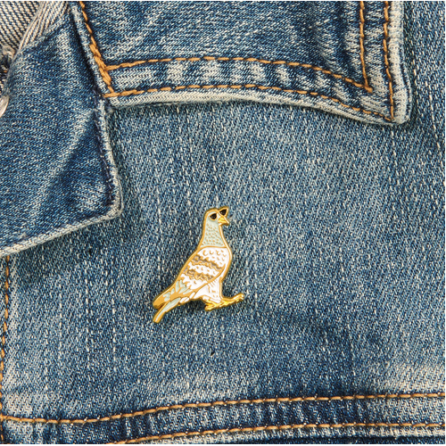 Pigeon Enamel Pin