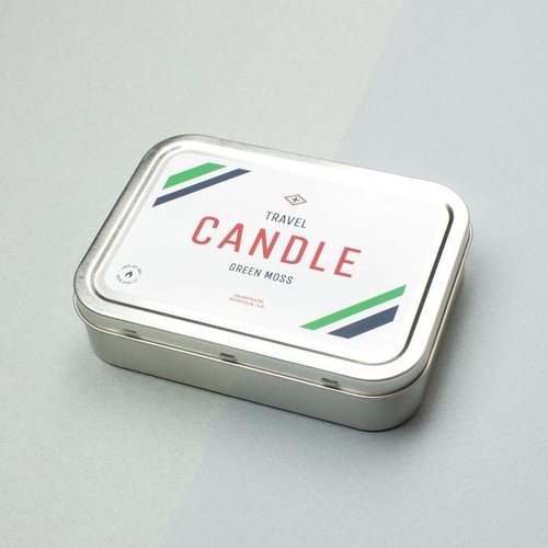 Travel Candle - Green Moss - Forest