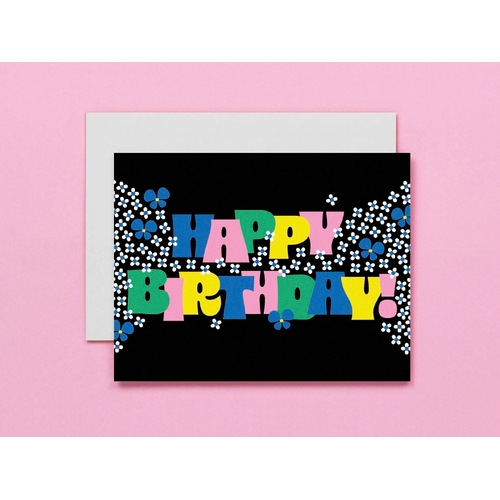 Birthday Garden Slim Card