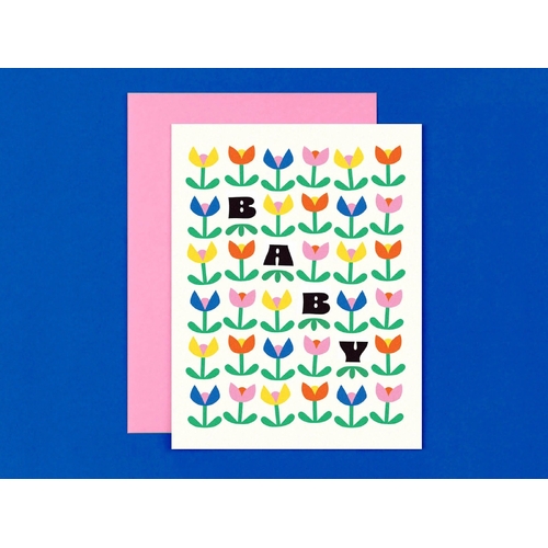 Tulip Baby Card